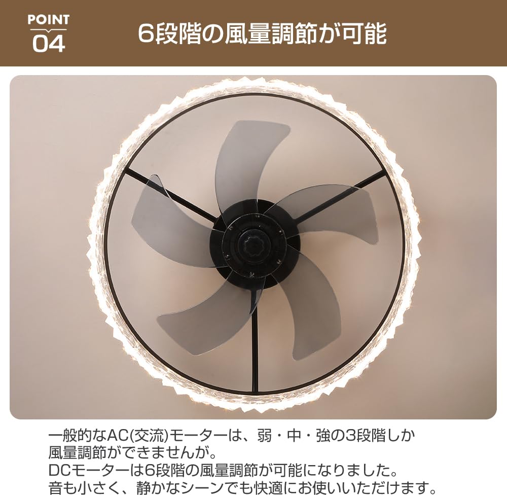 Amazon.co.jp : SHINPURU シーリングファンライト LED